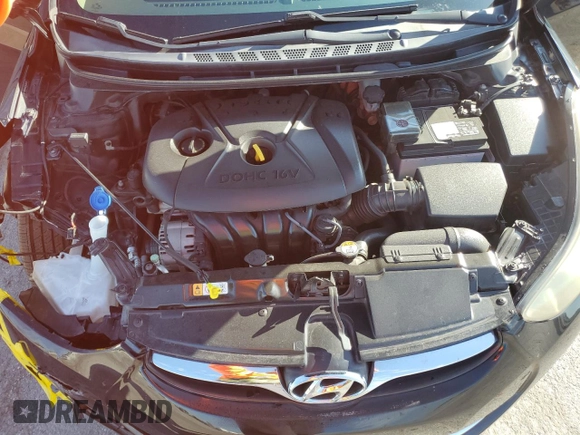 2013 Hyundai Elantra GLS z VIN 5NPDH4AE5DH336702, wystawiony jako Copart lot #58239555 z przebiegiem 141 203 mil mil oraz Szkoda całkowita • Salvage title. Historia ofert i sprzedaży dostępna na DreamBid. Obrazek 11.