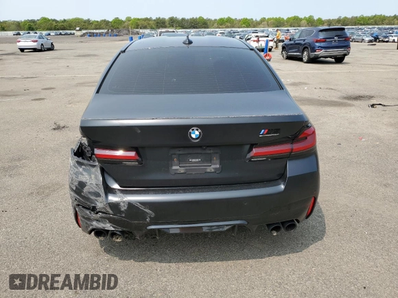 2021 BMW M5 z VIN WBS83CH04MCG92781, wystawiony jako Copart lot #52568153 z przebiegiem 29 528 mil mil oraz . Historia ofert i sprzedaży dostępna na DreamBid. Obrazek 6.
