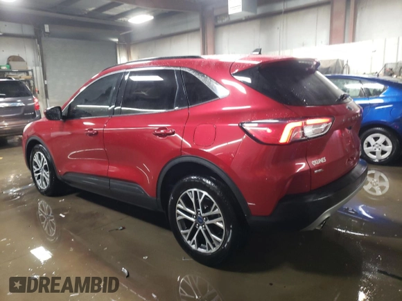 2021 Ford Escape SEL z VIN 1FMCU9H65MUA52054, wystawiony jako Copart lot #42013815 z przebiegiem 59 574 mil mil oraz Szkoda całkowita • Salvage title. Historia ofert i sprzedaży dostępna na DreamBid. Obrazek 2.