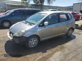 2007 Honda Fit with VIN JHMGD38487S036026, listed as a Copart auction lot 67660424 with 196,121 mi miles and Salvage Title. Bid and sale history available at carsss.com. Image 1.