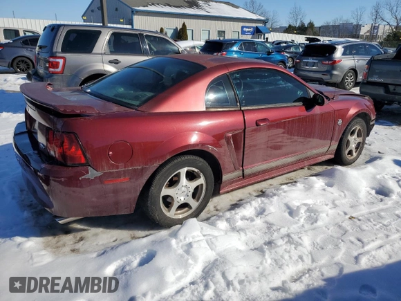 2004 Ford Mustang Standard with VIN 1FAFP40434F117726, listed as a Copart auction lot 41556265 with 136,420 mi miles and Non Repairable. Bid and sale history available at carsss.com. Image 3.