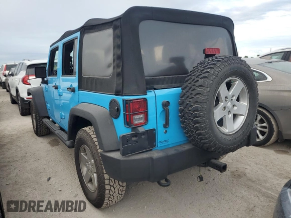 2018 Jeep Wrangler JK Unlimited Sport S with VIN 1C4BJWDG8JL860843, listed as a Copart auction lot 74480734 with 0 mi miles and Non Repairable. Bid and sale history available at carsss.com. Image 2.