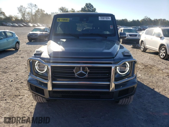 2020 Mercedes-Benz G 550 z VIN W1NYC6BJ1LX359560, wystawiony jako Copart lot #76581924 z przebiegiem 32 932 mil mil oraz Szkody całkowita. Historia ofert i sprzedaży dostępna na DreamBid. Obrazek 5.