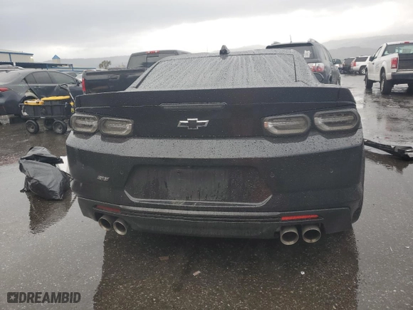 2022 Chevrolet Camaro 2SS with VIN 1G1FG1R73N0102100, listed as a Copart auction lot 43945765 with 23,073 mi miles and Salvage Title. Bid and sale history available at carsss.com. Image 6.