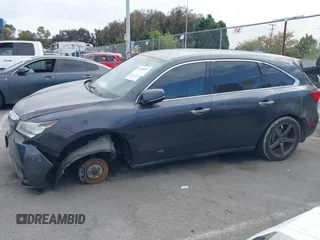 2014 Acura MDX with VIN 5FRYD3H27EB004309, listed as a IAAI auction lot 42058052 with 107,318 mi miles. Bid and sale history available at carsss.com. Image 14.
