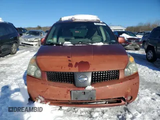 2005 Nissan Quest SE with VIN 5N1BV28U15N130663, listed as a Copart auction lot 45721195 with 173,031 mi miles and Clean Title. Bid and sale history available at carsss.com. Image 5.