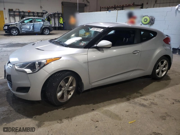 2015 Hyundai Veloster RE:FLEX with VIN KMHTC6AD4FU237015, listed as a Copart auction lot 88879515 with 127,454 mi miles and Salvage Title. Bid and sale history available at carsss.com. Image 1.