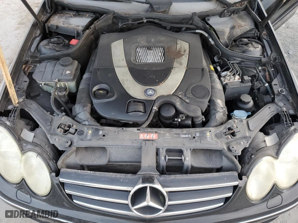 2007 Mercedes-Benz CLK-Class 5.5L with VIN WDBTK72F07T082837, listed as a Copart auction lot 79714153 with 189,396 mi miles and Clean Title. Bid and sale history available at carsss.com. Image 11.