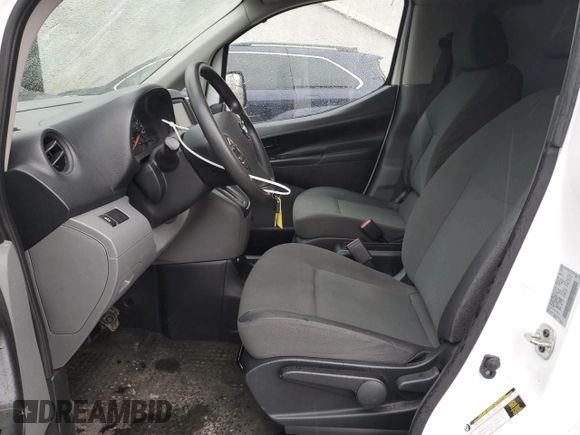 2021 Nissan NV200 SV with VIN 3N6CM0KN9MK708429, listed as a Copart auction lot 56172235 with 56,289 mi miles and Salvage title. Bid and sale history available at DreamBid. Image 7.