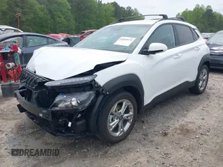 2023 Hyundai Kona SEL with VIN KM8K62AB9PU041695, listed as a IAAI auction lot 42030979 with 4,552 mi miles. Bid and sale history available at carsss.com. Image 2.