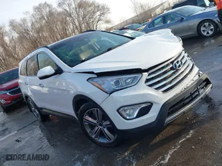 2016 Hyundai Santa Fe SE with VIN KM8SR4HF2GU133307, listed as a IAAI auction lot 41749584 with 120,391 mi miles. Bid and sale history available at carsss.com. Image 1.