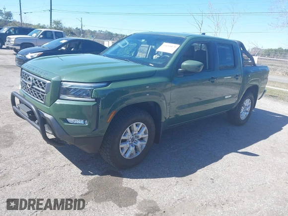 2022 Nissan Frontier SV with VIN 1N6ED1EJ2NN632457, listed as a IAAI auction lot 41694079 with 64,506 mi miles and . Bid and sale history available at DreamBid. Image 2.