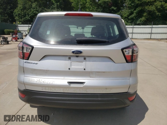 2017 Ford Escape S with VIN 1FMCU0F79HUE12469, listed as a Copart auction lot 66272535 with 197,674 mi miles and Clean title. Bid and sale history available at DreamBid. Image 6.