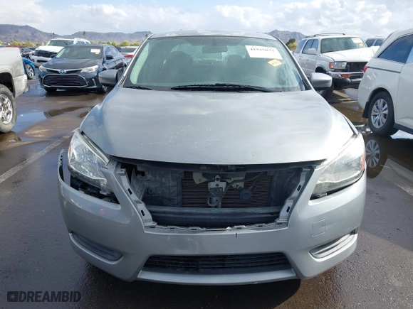 2014 Nissan Sentra S with VIN 3N1AB7AP8EY299871, listed as a IAAI auction lot 41925032 with 123,996 mi miles. Bid and sale history available at carsss.com. Image 6.