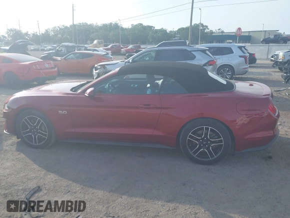2019 Ford Mustang GT Premium with VIN 1FATP8FFXK5171451, listed as a IAAI auction lot 42211513 with 43,027 mi miles and . Bid and sale history available at DreamBid. Image 14.