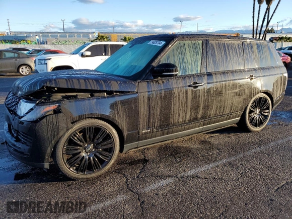 2021 Land Rover Range Rover with VIN SALGS5SE3MA441290, listed as a Copart auction lot 39605704 with 32,422 mi miles and . Bid and sale history available at DreamBid. Image 1.
