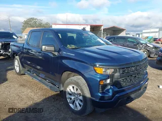 2023 Chevrolet Silverado 1500 Custom with VIN 1GCPDBEK9PZ119812, listed as a IAAI auction lot 41617315 with 37,297 mi miles and . Bid and sale history available at DreamBid. Image 1.