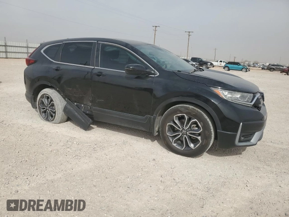 2020 Honda CR-V EX with VIN 5J6RW1H56LL013649, listed as a Copart auction lot 48021775 with 59,163 mi miles and Salvage Title. Bid and sale history available at carsss.com. Image 4.