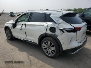 2021 Infiniti QX50 Essential z VIN 3PCAJ5CB2MF119218, wystawiony jako Copart lot #60081225 z przebiegiem 34 481 mil mil oraz Szkoda całkowita • Salvage title. Historia ofert i sprzedaży dostępna na DreamBid. Obrazek 2.
