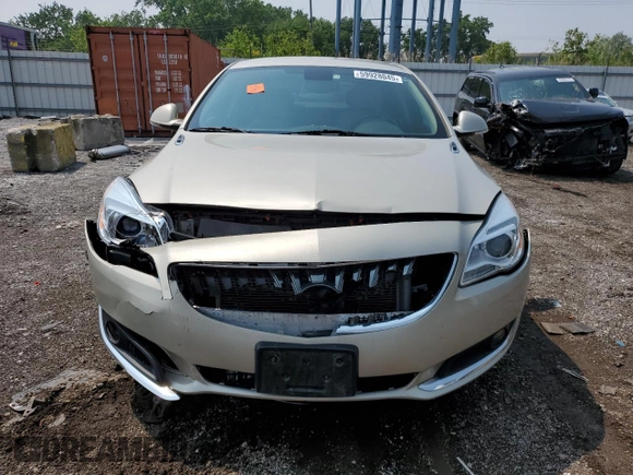 2016 Buick Regal Premium II with VIN 2G4GS5GX6G9197423, listed as a Copart auction lot 59928045 with 111,960 mi miles and Salvage title. Bid and sale history available at DreamBid. Image 5.