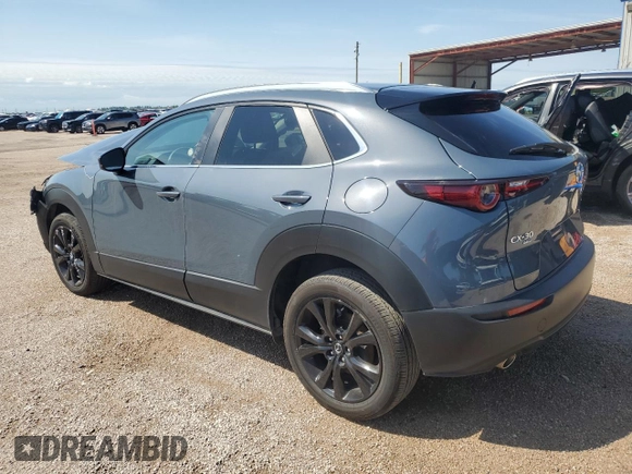 2025 Mazda CX-30 S Carbon Edition z VIN 3MVDMBCM5SM773318, wystawiony jako Copart lot #55027585 z przebiegiem 7 213 mil mil oraz Nie do naprawy • Non repairable. Historia ofert i sprzedaży dostępna na DreamBid. Obrazek 2.