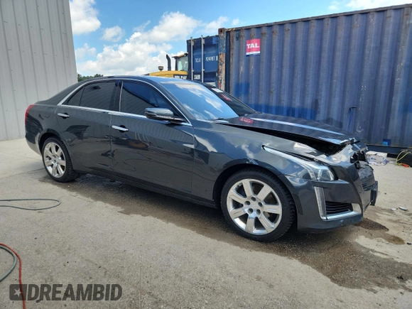 2016 Cadillac CTS Luxury Collection AWD with VIN 1G6AX5SS2G0197973, listed as a Copart auction lot 61595195 with 76,723 mi miles and Clean title. Bid and sale history available at DreamBid. Image 4.