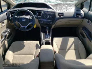 2013 Honda Civic Sdn LX with VIN 2HGFB2F50DH517143, listed as a Copart auction lot 50050555 with 57,917 mi miles and Salvage Title. Bid and sale history available at carsss.com. Image 8.