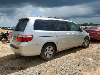 2006 Honda Odyssey EX-L z VIN 5FNRL387X6B458818, wystawiony jako Copart lot #61801335 z przebiegiem 227 179 mil mil oraz Czysty tytuł • Clean title. Historia ofert i sprzedaży dostępna na DreamBid. Obrazek 3.