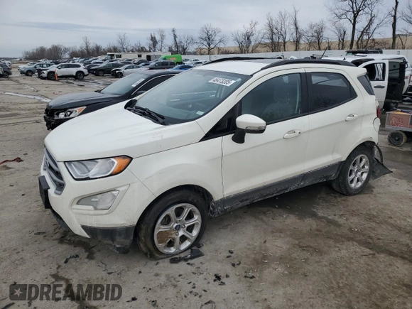 2021 Ford EcoSport SE with VIN MAJ3S2GE6MC404113, listed as a Copart auction lot 46473205 with 66,629 mi miles and Salvage Title. Bid and sale history available at carsss.com. Image 1.