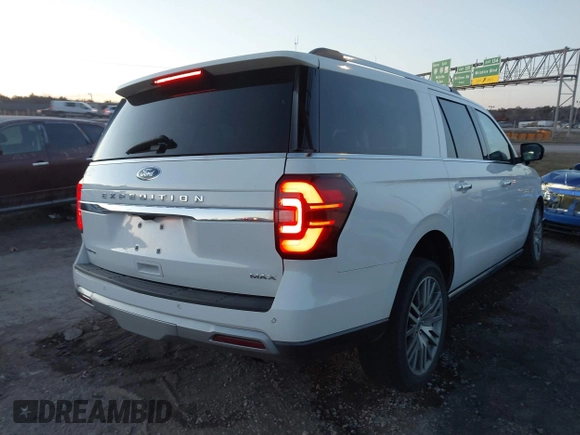 2023 Ford Expedition Max Limited with VIN 1FMJK1K87PEA59532, listed as a IAAI auction lot 41076319 with 33,480 mi miles and . Bid and sale history available at DreamBid. Image 4.