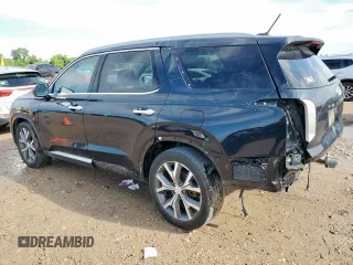 2020 Hyundai Palisade SEL with VIN KM8R34HE4LU145055, listed as a Copart auction lot 58087325 with 77,074 mi miles and Salvage title. Bid and sale history available at DreamBid. Image 2.