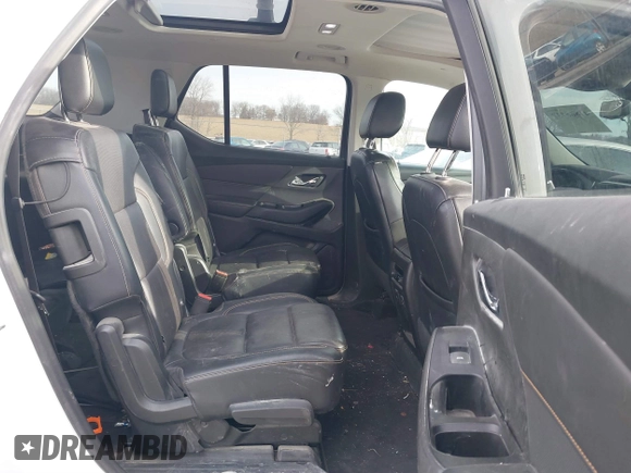 2018 Chevrolet Traverse Premier z VIN 1GNEVJKW0JJ229036, wystawiony jako IAAI lot #41866737 z przebiegiem 126 794 mil mil oraz . Historia ofert i sprzedaży dostępna na DreamBid. Obrazek 8.