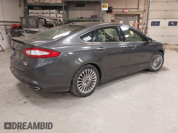 2016 Ford Fusion Titanium with VIN 3FA6P0K92GR370044, listed as a IAAI auction lot 42200799 with 95,574 mi miles and . Bid and sale history available at carsss.com. Image 4.