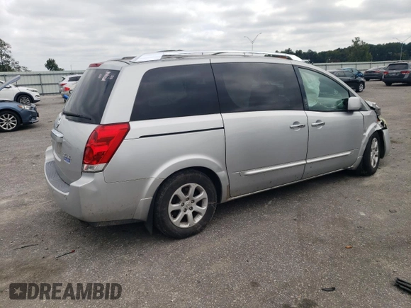 2007 Nissan Quest S with VIN 5N1BV28U57N123234, listed as a Copart auction lot 72026404 with 182,372 mi miles and Salvage Title. Bid and sale history available at carsss.com. Image 3.