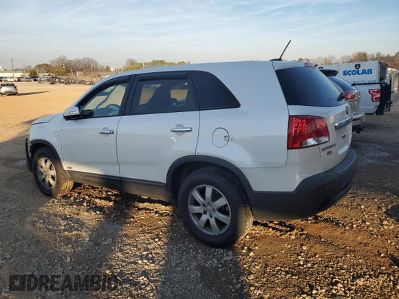 2012 Kia Sorento LX with VIN 5XYKTCA61CG221271, listed as a Copart auction lot 86444314 with 146,095 mi miles and Salvage Title. Bid and sale history available at carsss.com. Image 2.
