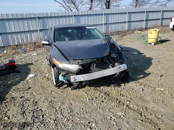 2010 Acura TSX with VIN JH4CU2F67AC040891, listed as a Copart auction lot 48899575 with 0 mi miles and Salvage Title. Bid and sale history available at carsss.com. Image 11.