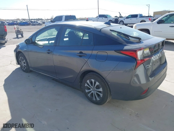 2019 Toyota Prius LE with VIN JTDL9RFUXK3012952, listed as a IAAI auction lot 41134169 with 76,125 mi miles. Bid and sale history available at carsss.com. Image 1.
