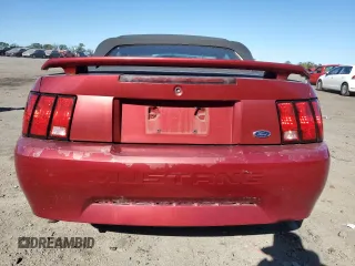 2004 Ford Mustang Deluxe with VIN 1FAFP44404F102515, listed as a Copart auction lot 75318024 with 65,383 mi miles and Salvage Title. Bid and sale history available at carsss.com. Image 6.