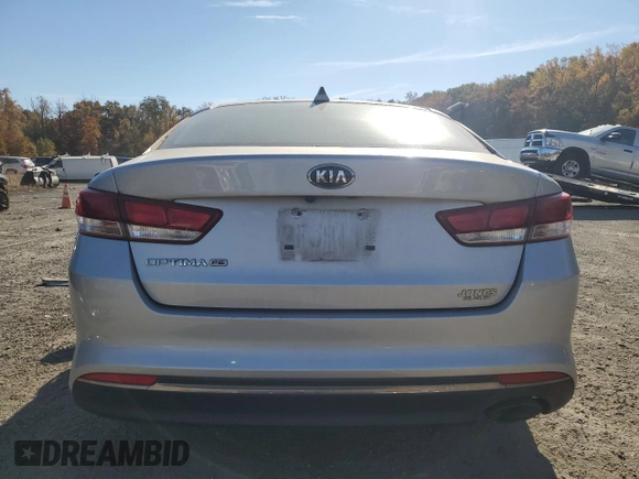 2017 Kia Optima LX with VIN KNAGT4L30H5153248, listed as a Copart auction lot 76112594 with 110,750 mi miles and Salvage title. Bid and sale history available at DreamBid. Image 6.