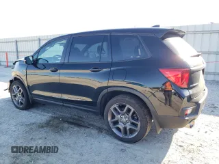 2022 Honda Passport EX-L z VIN 5FNYF7H57NB006655, wystawiony jako Copart lot #48693295 z przebiegiem 38 579 mil mil oraz Szkoda całkowita • Salvage title. Historia ofert i sprzedaży dostępna na DreamBid. Obrazek 2.