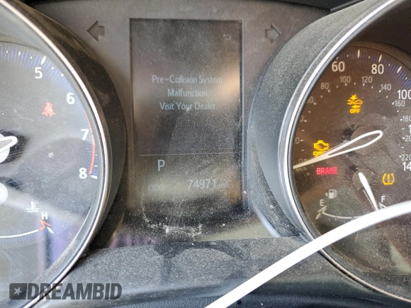 2021 Toyota C-HR LE with VIN NMTKHMBX1MR134388, listed as a Copart auction lot 54989894 with 74,971 mi miles and Salvage Title. Bid and sale history available at carsss.com. Image 9.