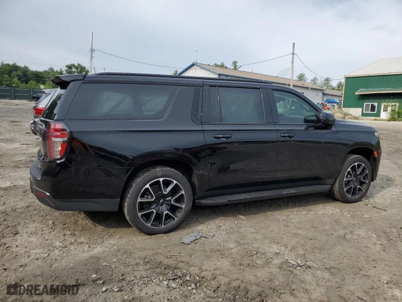 2022 Chevrolet Suburban RST with VIN 1GNSKEKDXNR230722, listed as a Copart auction lot 64009944 with 40,365 mi miles and Salvage Title. Bid and sale history available at carsss.com. Image 3.