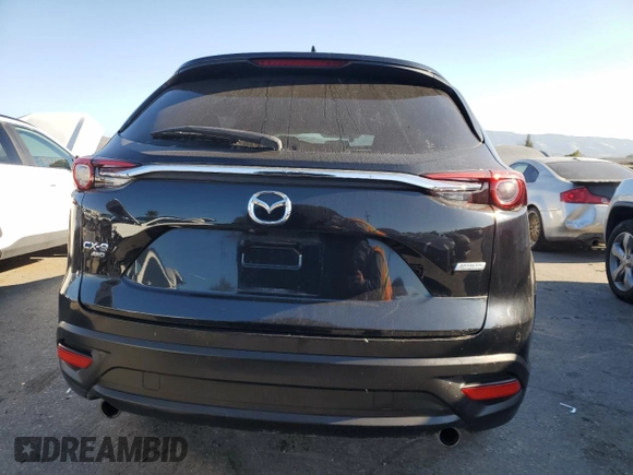 2017 Mazda CX-9 Sport with VIN JM3TCBBY8H0138567, listed as a Copart auction lot 88476185 with 0 mi miles and Salvage Title. Bid and sale history available at carsss.com. Image 6.