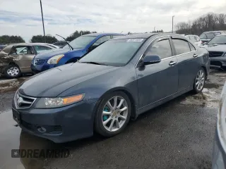 2008 Acura TSX Nav with VIN JH4CL96998C001476, listed as a Copart auction lot 46227835 with 194,014 mi miles and Salvage Title. Bid and sale history available at carsss.com. Image 1.