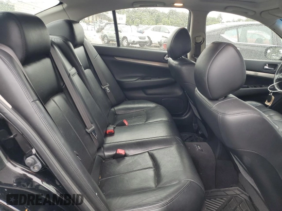 2012 Infiniti G25 x z VIN JN1DV6AR6CM860763, wystawiony jako Copart lot #60118655 z przebiegiem 182 446 mil mil oraz Szkoda całkowita • Salvage title. Historia ofert i sprzedaży dostępna na DreamBid. Obrazek 10.