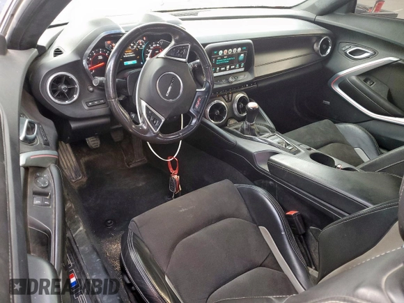 2018 Chevrolet Camaro 2SS with VIN 1G1FG1R70J0184121, listed as a Copart auction lot 50663515 with 69,391 mi miles and Salvage title. Bid and sale history available at DreamBid. Image 8.
