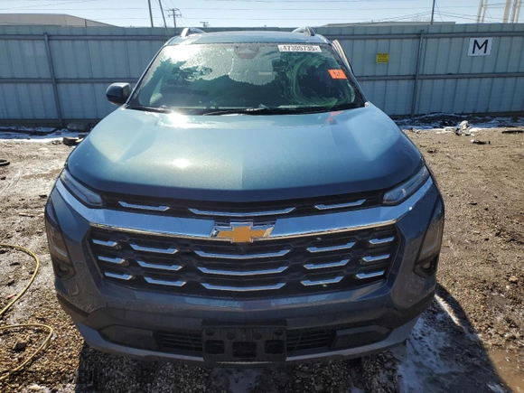 2025 Chevrolet Equinox FWD LT with VIN 3GNAXHEG2SL162052, listed as a Copart auction lot 47305735 with 1,038 mi miles and Salvage Title. Bid and sale history available at carsss.com. Image 5.