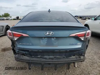 2016 Hyundai Sonata SE with VIN KMHE24L11GA015229, listed as a Copart auction lot 54944115 with 95,819 mi miles and Salvage Title. Bid and sale history available at DreamBid. Image 6.