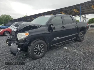 2017 Toyota Tundra Limited with VIN 5TFHW5F10HX675896, listed as a Copart auction lot 58703375 with 106,971 mi miles and Salvage title. Bid and sale history available at DreamBid. Image 1.