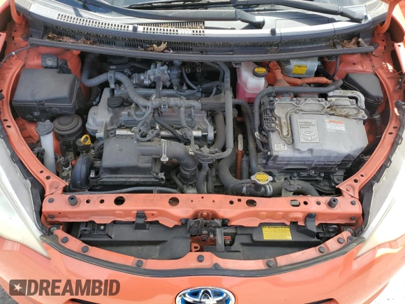 2012 Toyota Prius c One with VIN JTDKDTB35C1030051, listed as a Copart auction lot 52895065 with 94,529 mi miles and Salvage Title. Bid and sale history available at carsss.com. Image 11.